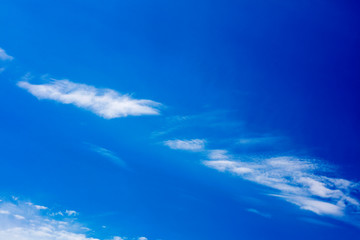 Naklejka na ściany i meble Summer blue sky with clouds high quality fifty megapixels