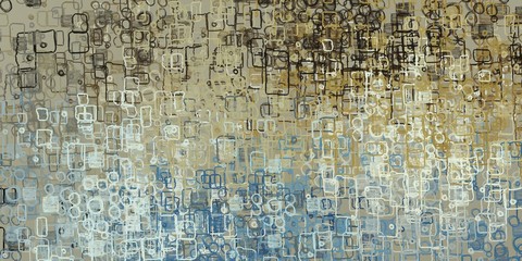 Naklejka premium Artistic sketch backdrop material. Abstract geometric pattern. Chaos and random. Modern art drawing painting. 2d illustration. Digital texture wallpaper. 