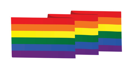 LGBT flag. vector illustration