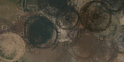 Artistic sketch backdrop material. Abstract geometric pattern. Chaos and random. Modern art drawing painting. 2d illustration. Digital texture wallpaper. 