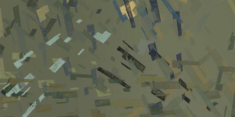 Artistic sketch backdrop material. Abstract geometric pattern. Chaos and random. Modern art drawing painting. 2d illustration. Digital texture wallpaper. 