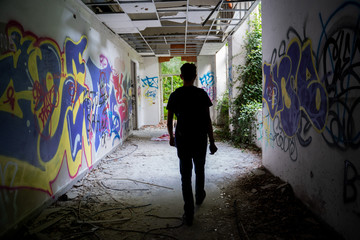 Abandoned creepy and scary mental hospital in Italy