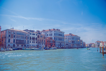 View of the Grand canal in Venice, Italy