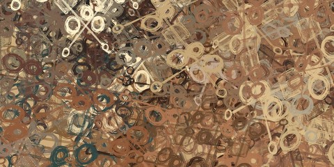Artistic sketch backdrop material. Abstract geometric pattern. Chaos and random. Modern art drawing painting. 2d illustration. Digital texture wallpaper. 