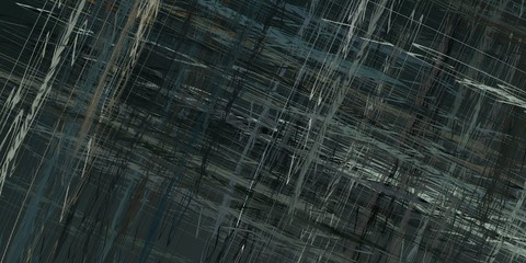 Artistic sketch backdrop material. Abstract geometric pattern. Chaos and random. Modern art drawing painting. 2d illustration. Digital texture wallpaper. 