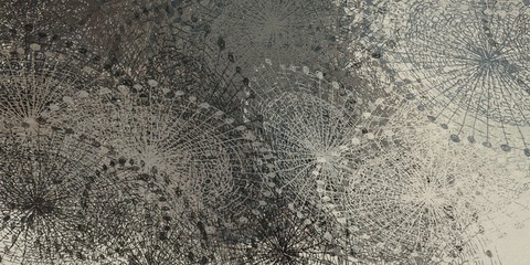 Artistic sketch backdrop material. Abstract geometric pattern. Chaos and random. Modern art drawing painting. 2d illustration. Digital texture wallpaper.