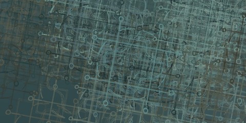 Artistic sketch backdrop material. Abstract geometric pattern. Chaos and random. Modern art drawing painting. 2d illustration. Digital texture wallpaper.