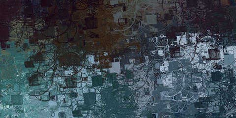 Artistic sketch backdrop material. Abstract geometric pattern. Chaos and random. Modern art drawing painting. 2d illustration. Digital texture wallpaper.