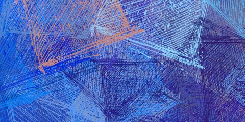 Artistic sketch backdrop material. Abstract geometric pattern. Chaos and random. Modern art drawing painting. 2d illustration. Digital texture wallpaper.