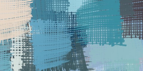 Fototapeta premium Artistic sketch backdrop material. Abstract geometric pattern. Chaos and random. Modern art drawing painting. 2d illustration. Digital texture wallpaper. 