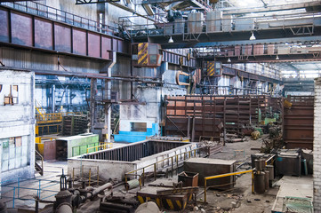 Old abandoned metallurgical plant