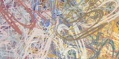 Artistic sketch backdrop material. Abstract geometric pattern. Chaos and random. Modern art drawing painting. 2d illustration. Digital texture wallpaper. 