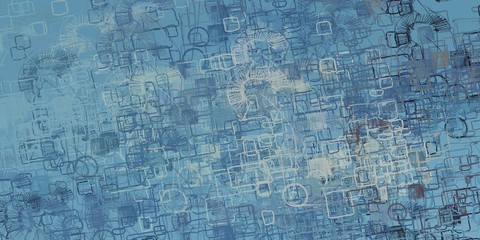 Artistic sketch backdrop material. Abstract geometric pattern. Chaos and random. Modern art drawing painting. 2d illustration. Digital texture wallpaper. 