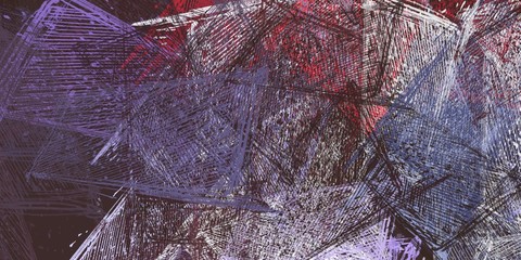 Artistic sketch backdrop material. Abstract geometric pattern. Chaos and random. Modern art drawing painting. 2d illustration. Digital texture wallpaper. 