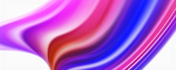 Color flowing waves, liquid conceptual abstract background