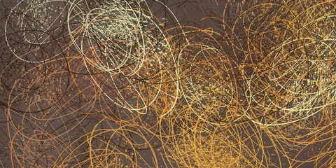 Artistic sketch backdrop material. Abstract geometric pattern. Chaos and random. Modern art drawing painting. 2d illustration. Digital texture wallpaper. 