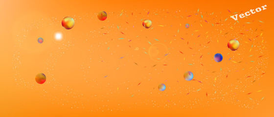 Minimal abstract ultra wide space background 