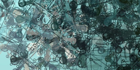 Artistic sketch backdrop material. Abstract geometric pattern. Chaos and random. Modern art drawing painting. 2d illustration. Digital texture wallpaper. 