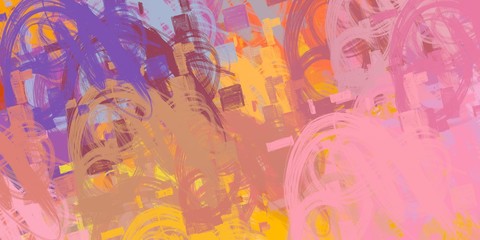 Artistic sketch backdrop material. Abstract geometric pattern. Chaos and random. Modern art drawing painting. 2d illustration. Digital texture wallpaper. 