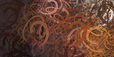 Naklejka premium Artistic sketch backdrop material. Abstract geometric pattern. Chaos and random. Modern art drawing painting. 2d illustration. Digital texture wallpaper. 