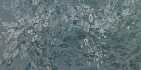 Artistic sketch backdrop material. Abstract geometric pattern. Chaos and random. Modern art drawing painting. 2d illustration. Digital texture wallpaper. 