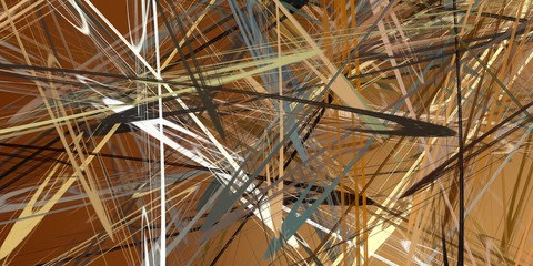 Artistic sketch backdrop material. Abstract geometric pattern. Chaos and random. Modern art drawing painting. 2d illustration. Digital texture wallpaper. 