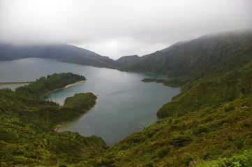 Fototapeten Lago do Fego auf den Azoren © kldangelo