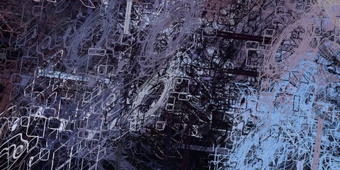 Artistic sketch backdrop material. Abstract geometric pattern. Chaos and random. Modern art drawing painting. 2d illustration. Digital texture wallpaper.