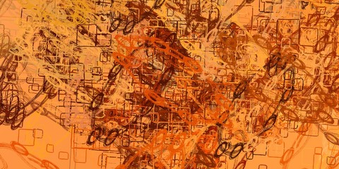 Fototapeta premium Artistic sketch backdrop material. Abstract geometric pattern. Chaos and random. Modern art drawing painting. 2d illustration. Digital texture wallpaper.