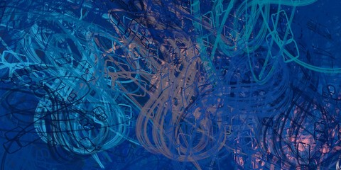 Artistic sketch backdrop material. Abstract geometric pattern. Chaos and random. Modern art drawing painting. 2d illustration. Digital texture wallpaper.