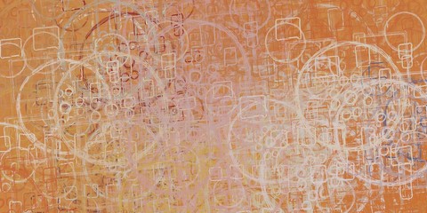 Artistic sketch backdrop material. Abstract geometric pattern. Chaos and random. Modern art drawing painting. 2d illustration. Digital texture wallpaper. 