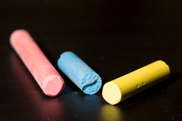Colored chalk