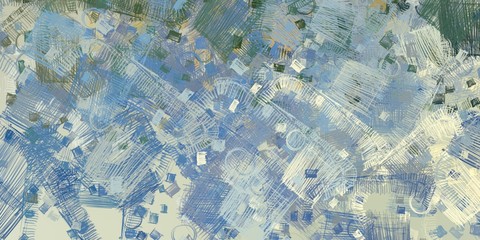 Artistic sketch backdrop material. Abstract geometric pattern. Chaos and random. Modern art drawing painting. 2d illustration. Digital texture wallpaper. 