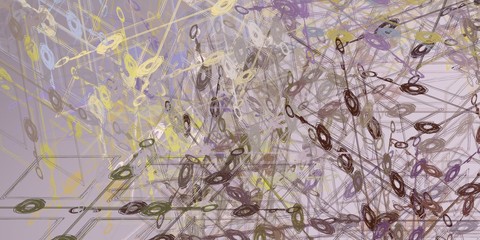 Artistic sketch backdrop material. Abstract geometric pattern. Chaos and random. Modern art drawing painting. 2d illustration. Digital texture wallpaper. 