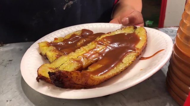 Delicious banana desert in an exotic, sensual Mexican style prepared by a seasoned veteran of Baja Californian cuisine.