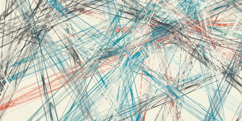 Artistic sketch backdrop material. Abstract geometric pattern. Chaos and random. Modern art drawing painting. 2d illustration. Digital texture wallpaper.