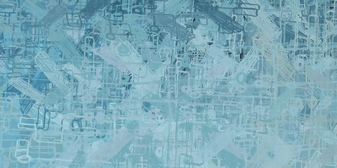 Artistic sketch backdrop material. Abstract geometric pattern. Chaos and random. Modern art drawing painting. 2d illustration. Digital texture wallpaper. 