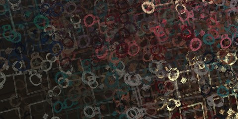 Artistic sketch backdrop material. Abstract geometric pattern. Chaos and random. Modern art drawing painting. 2d illustration. Digital texture wallpaper. 