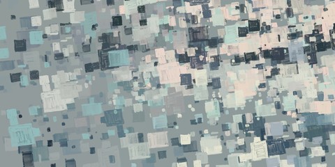 Artistic sketch backdrop material. Abstract geometric pattern. Chaos and random. Modern art drawing painting. 2d illustration. Digital texture wallpaper. 