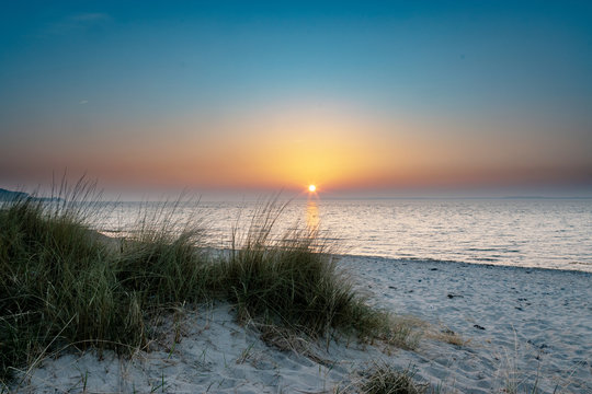 Sonnenuntergang am Ostseestrand