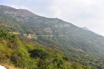 Western Ghats View from Meghamalai Hills in Tamil Nadu