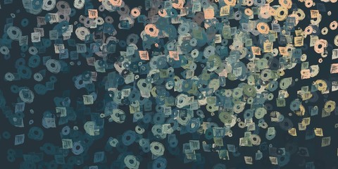 Artistic sketch backdrop material. Abstract geometric pattern. Chaos and random. Modern art drawing painting. 2d illustration. Digital texture wallpaper. 