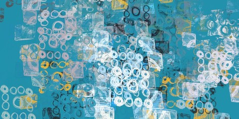 Artistic sketch backdrop material. Abstract geometric pattern. Chaos and random. Modern art drawing painting. 2d illustration. Digital texture wallpaper. 