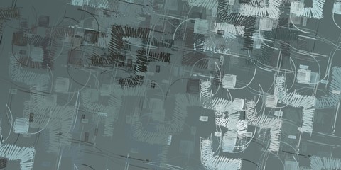 Artistic sketch backdrop material. Abstract geometric pattern. Chaos and random. Modern art drawing painting. 2d illustration. Digital texture wallpaper. 