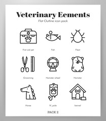 Veterinary elements Line pack