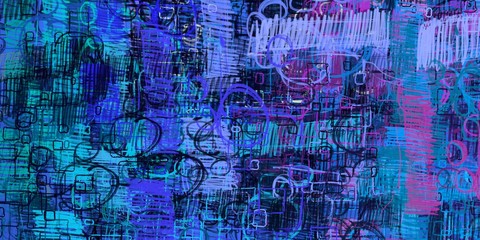 Artistic sketch backdrop material. Abstract geometric pattern. Chaos and random. Modern art drawing painting. 2d illustration. Digital texture wallpaper. 