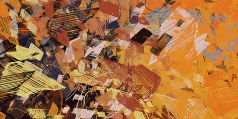 Digital abstraction. Artistic pattern. 2d illustration.