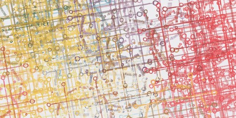 Abstract modern painting. Digital art illustration. Artistic abstraction.