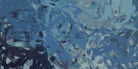 Modern artwork. 2d illustration. Digital painting. 