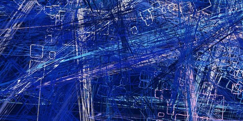 Modern artwork. 2d illustration. Digital painting. 